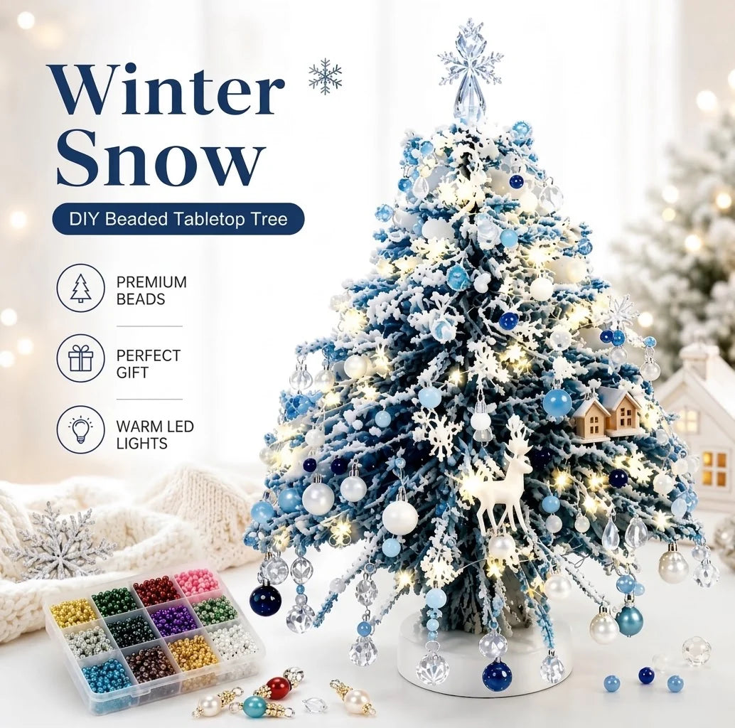 Beads In, Glowing Tree Out - Little Aurora DIY Beaded Tree Kit