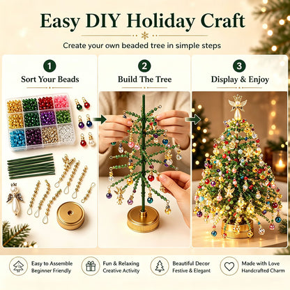 Beads In, Glowing Tree Out - Little Aurora DIY Beaded Tree Kit